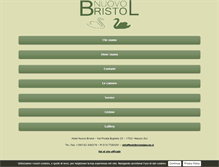 Tablet Screenshot of mobile.hotelbristolalassio.it